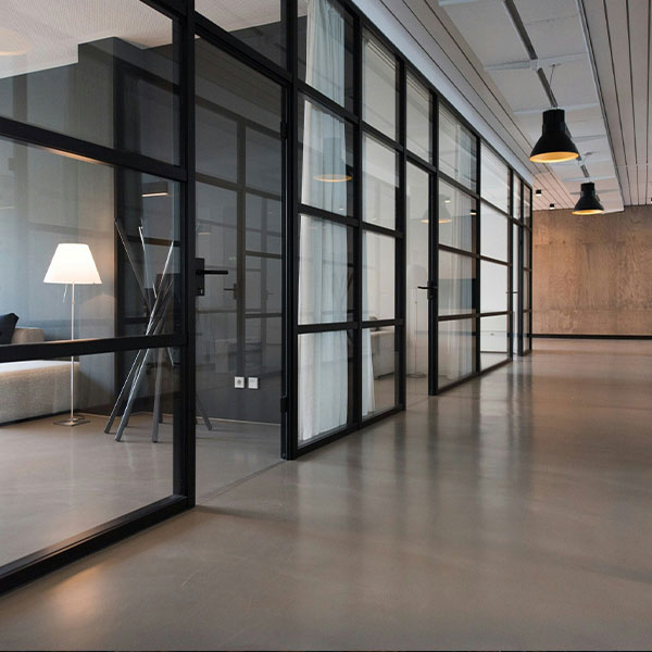 Bright and well-maintained modern commercial interior